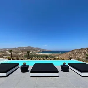Black And White Ftelia - Mykonos Villa Mykonos Town